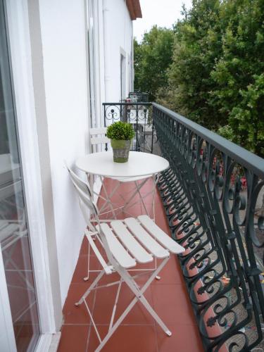 陽台/露台, Alcácer Central Apartments (Alcacer Central Apartments) in 薩爾堡