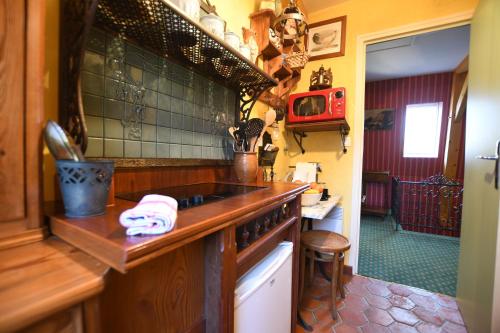 köök, Le Val Clos, appartement dans une maison de maître 19e (Le Val Clos, appartement dans une maison de maitre 19e) in Tanlay