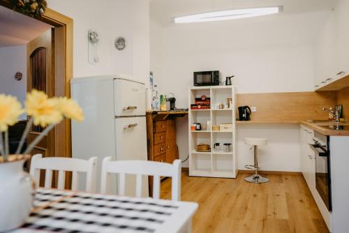 Cocina, Apartment RADO 75m2 mit Garten und Terrasse in Baden City Center