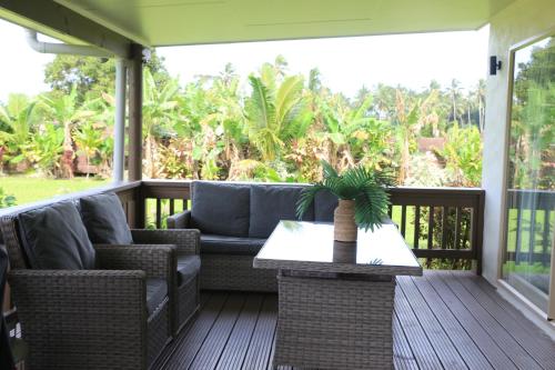 Erkély/terasz, Serene Holiday Home in Matavera