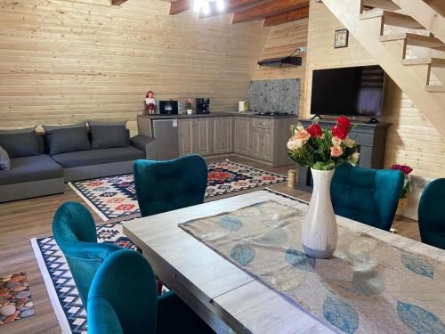 gedeelde lounge/tv-ruimte, Satul de Vacanța Carla (Satul de Vacanta Carla) in Valea Manastirii