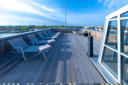Balkon/teras, Michels Inselhotel Vier Jahreszeiten in Norderney