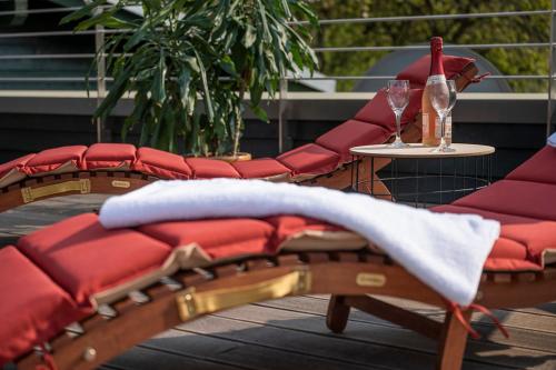 شرفة/ تراس, Hotel Müllers-Weiden (Hotel Mullers-Weiden) in ايشويجى