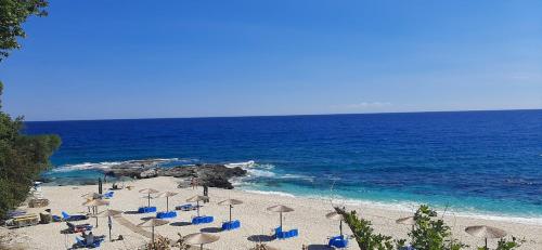  Sea breeze in the Aegean Sea in Agios Ioannis