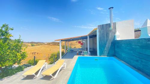  Casa dos chocalhos-Piscina-Perto Praia Fluvial-Vista incrível e sossego in Mértola