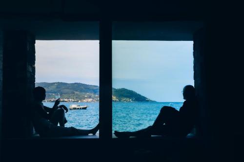 Doppelzimmer, erdgeschoss, meerblick, terrasse