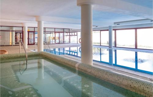 Stunning Apartment In Villanueva Del Rio Seg With Indoor Swimming Pool