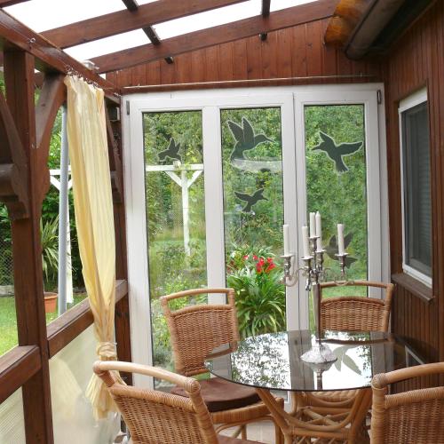 Balkons/terase, Bungalow im Märchengarten (Bungalow im Marchengarten) in Krauschwitz