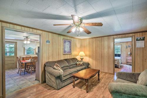 Marshall Cabin Retreat with Porch, On-Site Creek! in Hot Springs, USA