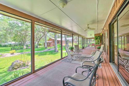 Pet-Friendly Inglis Retreat with Lake and Dock!