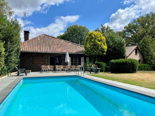 Exterior view, Magnificent Farmhouse in Sint Joost with Private Pool in Sint Joost
