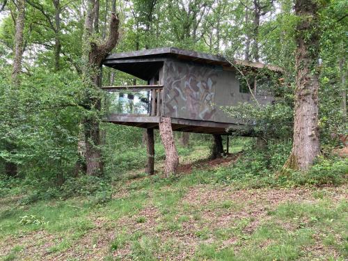 Unique off Grid Tree-House Stay in oak woodland