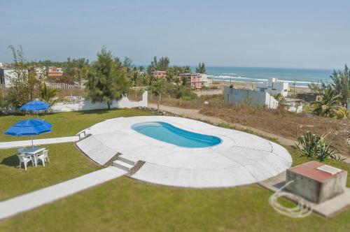 Úszómedence, Hotel Azulejos in Playa de Chachalacas