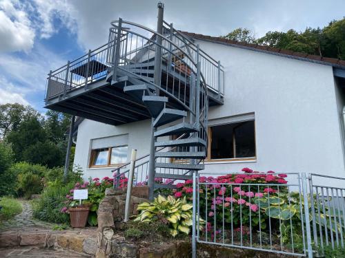 Entrance, Ferienwohnung Fernblick Pfalz - mit Sauna in Weyher in der Pfalz