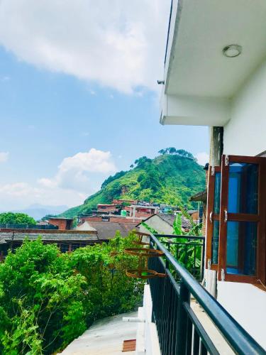 Balcony/terrace, Shristi Hotel & Lodge in Bandipur