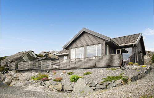 Viesnīcas āriene, Nice Home In Sveio With House Sea View in Sveio