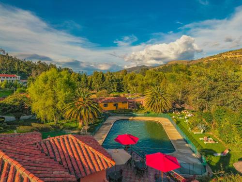 Viesnīcas āriene, Hotel Termales El Batan in Kuitiva