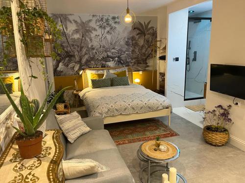Superbe appartement avec jacuzzi avec jardin privé, Lyon (photo 6)