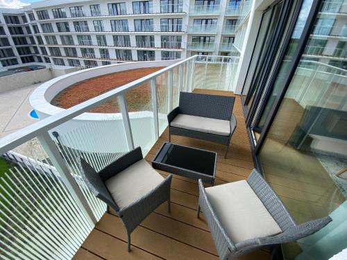 Erkély/terasz, Polanki Aqua Apartament LUNA in Radzikowo