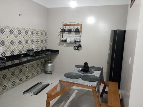 廚房, Joia de Cumuru Casa aconchegante no Morro da Fumaça (Joia de Cumuru Casa aconchegante no Morro da Fumaca) in 庫穆魯薩迪巴