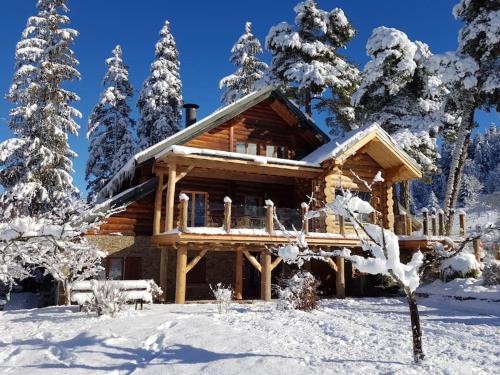 Magnifique chalet en rondins avec sauna - Vercors gîte à louer Bois Barbu