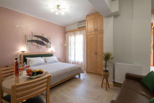 1 double bed, 1 sofa bed