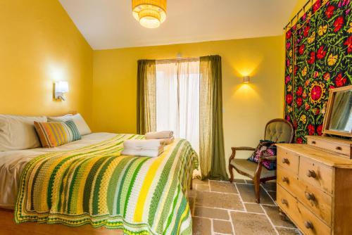 Picture of Polrunny Farm Sea View Blueberry Cottage With Log Burner