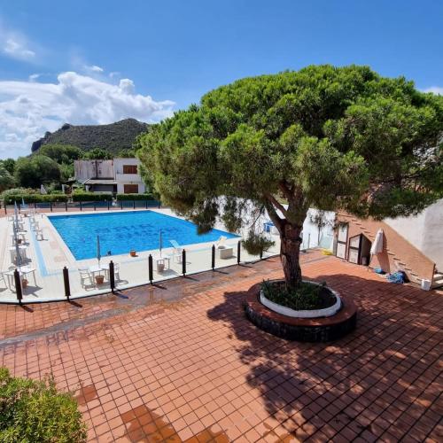 Isole Eolie, Vulcano - Favoloso bivani con piscina acqua di mare e vista sulle isole eolie