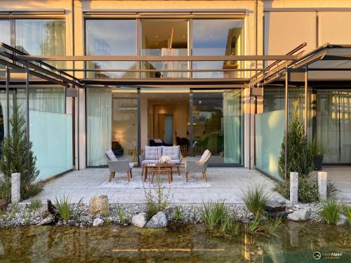 Art House - Luxuriöses Design Ferienhaus mit privatem Atelier und Südterrasse im Inntal - 149 qm - Apartment - Brannenburg