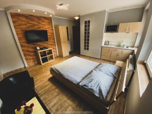 1 double bed