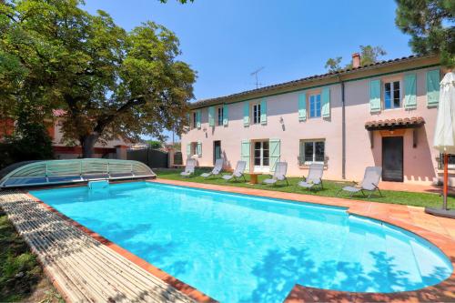 Gîte la grappe Occitane - 14 personnes - piscine privée