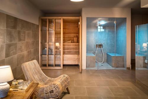 sauna, Gallicantu Stazzo Retreat in Luogosanto