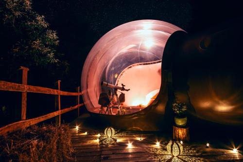 Maso La Marianna Bubble Glamping in Trentino - Accommodation - Sant'Orsola Terme