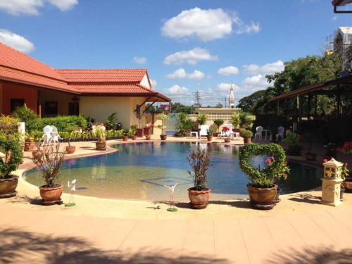Swimming pool, Baan Sabaijai Resort & Rehab in That Phanom