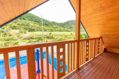 Terrazzo/balcone, レジーナ石垣ログテリアⅡ (レジーナ石垣ログテリアⅡ) in Hirakubo
