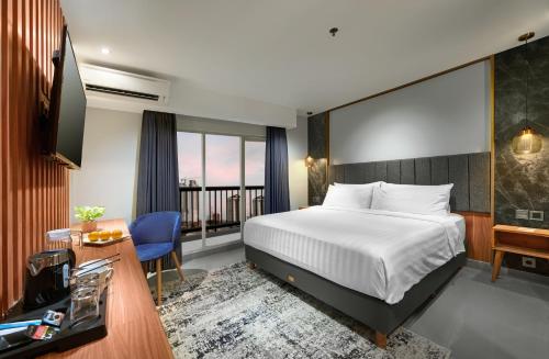 1 double bed