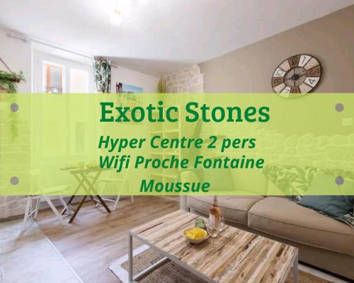 Exotic Stones Hyper Centre Fontaine Moussue - Location saisonnière - Salon-de-Provence