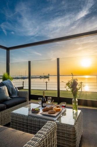 Luxus Cube Meerblick Veluwemeer am Strand in erster Reihe in Hulshorst