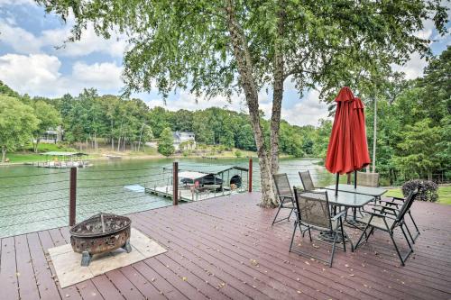 Waterfront Getaway with Fire Pit and Game Room!