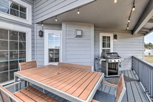 Modern Flagstaff Home Deck, Patio and Fire Pit