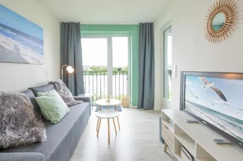 Ferienwohnung Ankerplatz No 7 mit Blick auf den See in Nordstrand, Deutschland