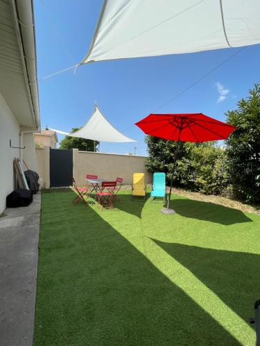 La CAPEYRONNAISE - MAISON COSY - JARDIN in 梅里尼亞克
