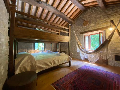 1 king bed, 1 bunk bed