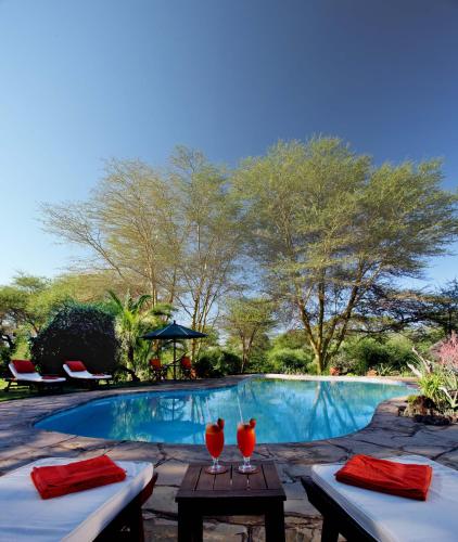 泳池, Elewana Tortilis Camp in 安博塞利