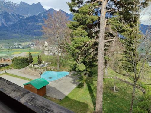 Skats, Grosse 4 Zimmer Wohnung mit traumhafter Aussicht in Pfäfers