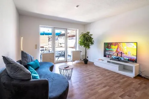 Komfort-Apartment in Friedberg nahe Frankfurt & Bad Nauheim, Balkon in Friedberg, Deutschland