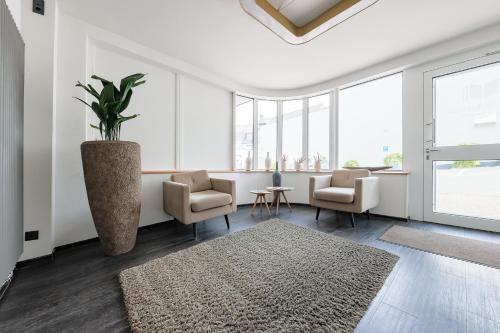 صالة مشتركة/ منطقة التلفزيون, Hotel Alte Redaktion in Gevelsberg