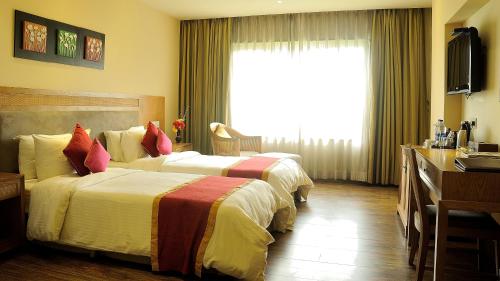 2 twin beds