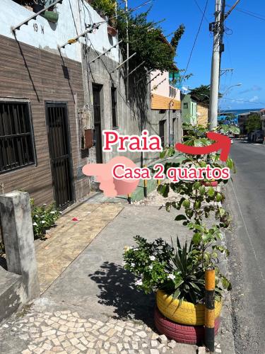 Casa 2 Quartos na Praia de Itapuã com Ar