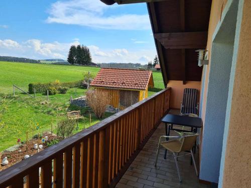 Erkély/terasz, Ferienwohnung Graf Konrad in Grafenau